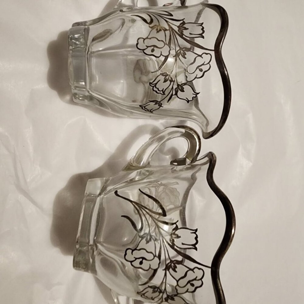 Vintage Duncan & Miller Canterbury Cream & Sugar